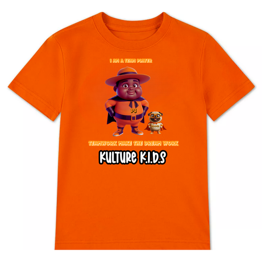 PJ & POOCH: TEAMWORK MAKES THE DREAM WORK TEE