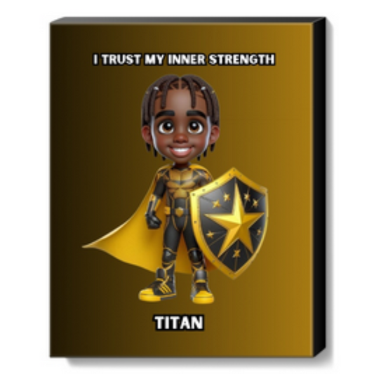 TITAN CANVAS: STRENGTH IS MY SHIELD
