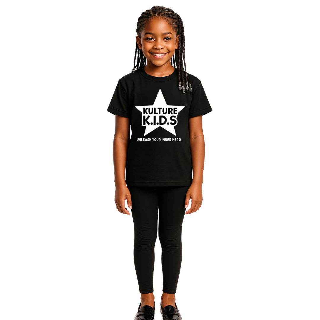 BLACK - YOU'RE A SHINING STAR GLOW-IN-THE-DARK SHORT SLEEVE SHIRT
